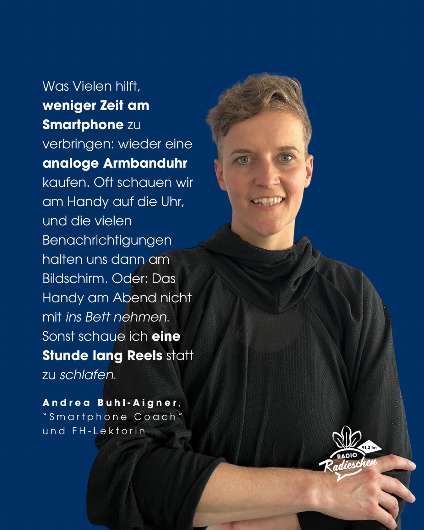 Wie machen uns Smartphones und Apps abhängig?😵‍💫Und wie können wir wieder weniger Zeit am Bildschirm verbringen? Das besprechen wir im Podcast mit Andrea Buhl-Aigner. Die ehemalige FH-Studentin unterrichtet seit 2015 am Campus und ist selbstständiger “Smartphone Coach”. 📱 Mehr hört ihr bei eurem Podcast-Anbieter! Sucht am besten nach “Meet Your Prof” und “Radio Radieschen”🫜📻 #online #digitaldetox #socialmedia #handysucht #smartphone